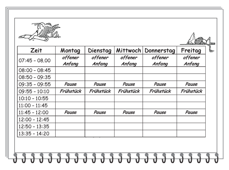 Stundenplan