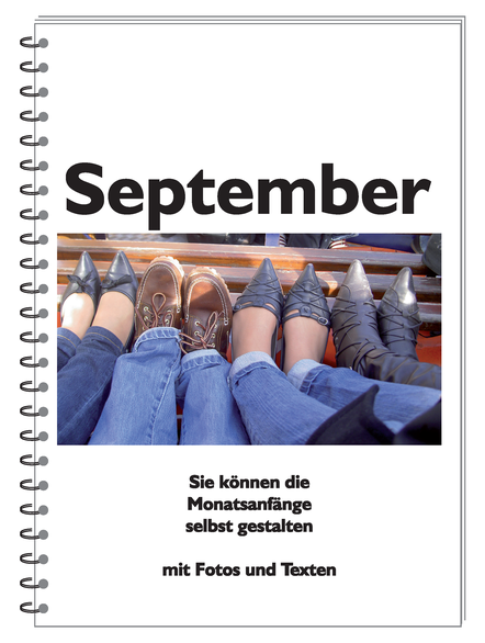 Gestalten Sie Ihre Monatsseite