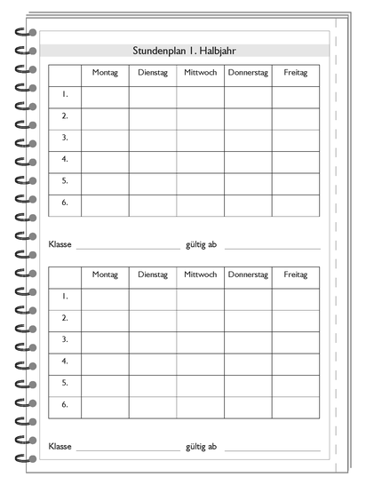 Stundenplan