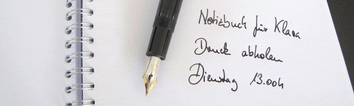 Beispielbild für Notizbücher